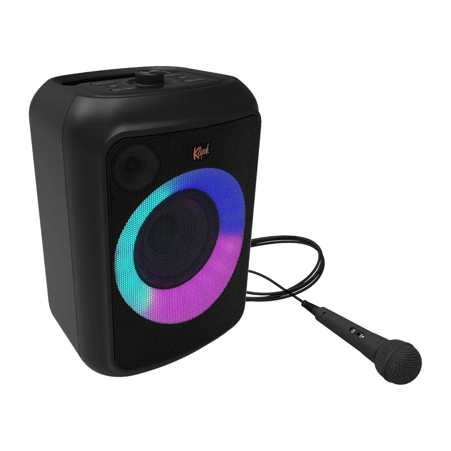 [1071864/NEW] Bocina Klipsch Portátil Party Box Gig Xl, Bluetooth, Alámbrico/Inalámbrico, Negro