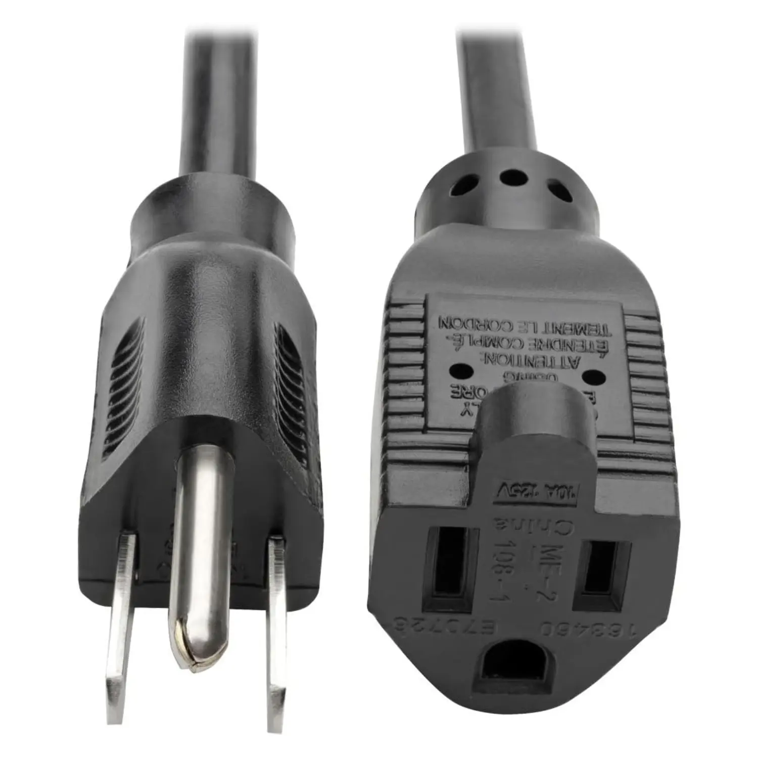 [P022-006/OB] Tripp Lite P022-006 (Open Box) - Cable de Extensión de Alimentación de 6 pies (1.8m), 18 AWG, 10A, NEMA 5-15P a 5-15R