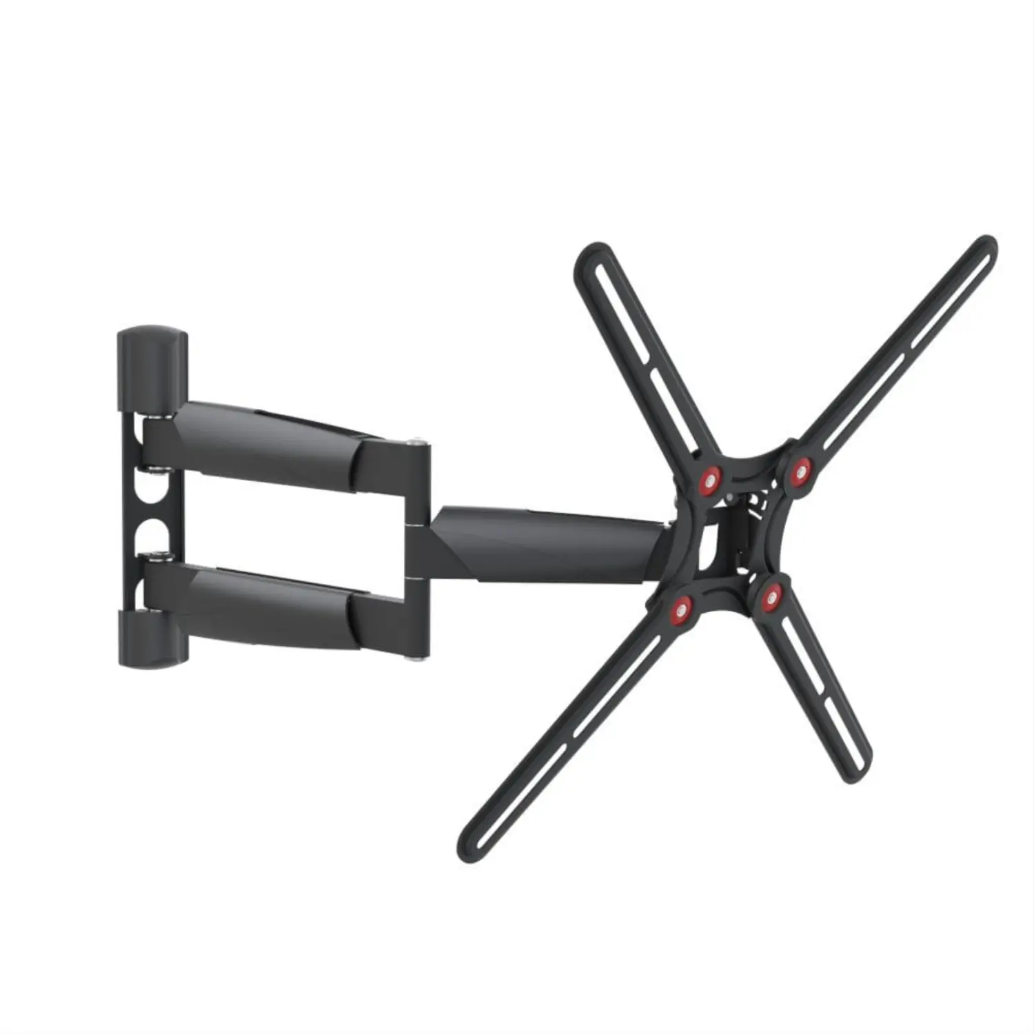 [BM343/NEW] Barkan Soporte de Pared para TV 13"–65" – Brazo Largo Full Motion, Articulado 4 Movimientos, Compatible con Pantallas Planas y Curvas