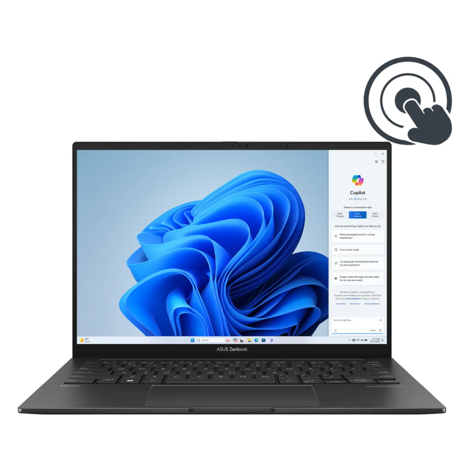 [Q415MA-U5512/NEW] Laptop Asus ZenBook Q415MA-U5512 - Pantalla 14" OLED Touchscreen Procesador Intel Core Ultra 5 125H con 512GB SSD y 8GB RAM