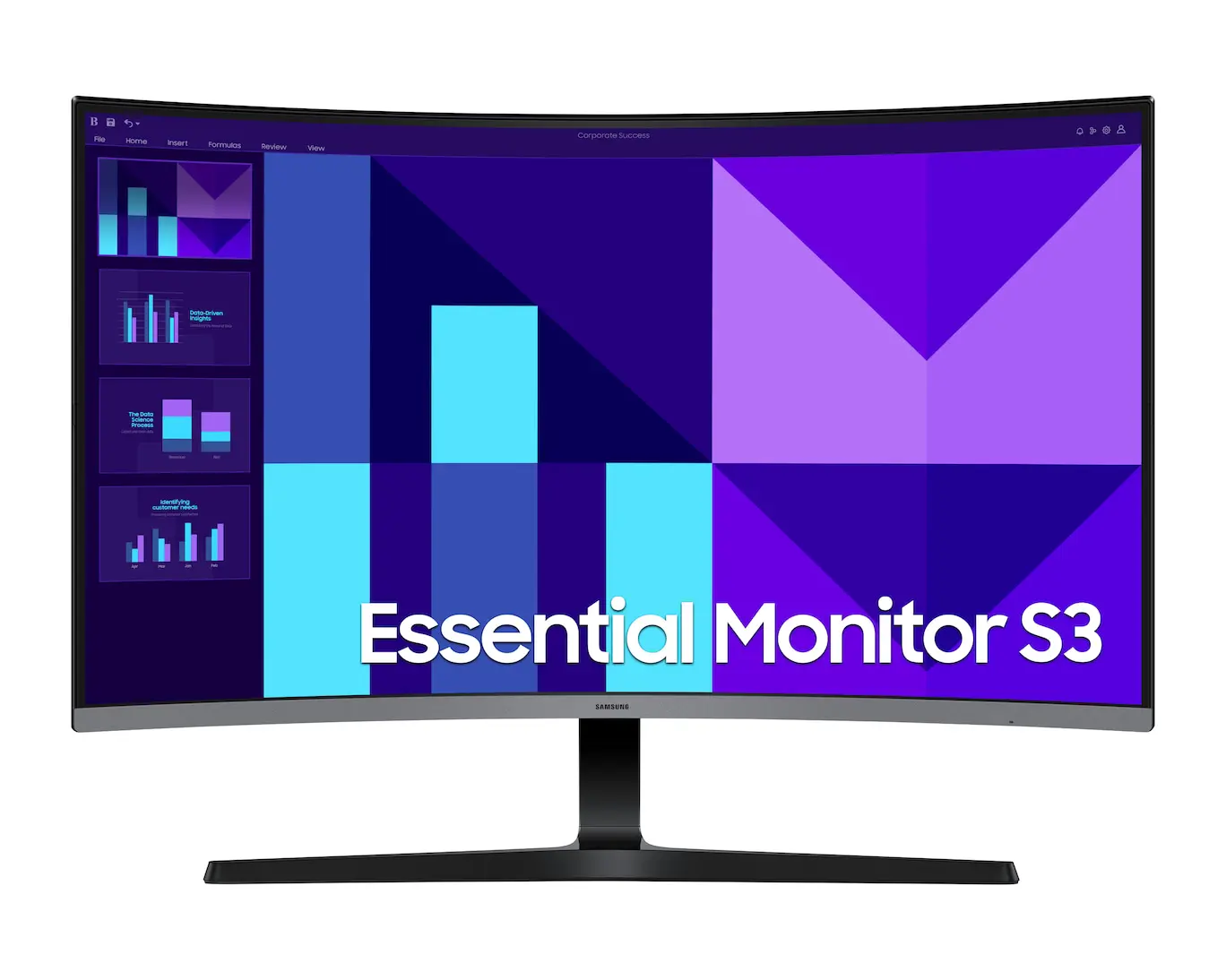 [LS32D390GALXZX/NEW] Monitor LCD Samsung Essential S3 S32D390GAL 32"" (81.3cm) Clase Full HD Pantalla curva - 16:9 - Negro - 32"" (81.3cm) Viewable - Vertical Alignment (VA) - 1920 x