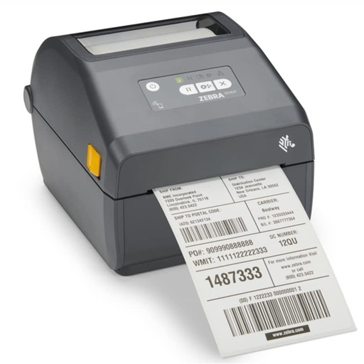 ZEBRA ZD421 Thermal Transfer Desktop Printer 203 dpi Print Width 4-inch USB ZD4A042-301M00EZ