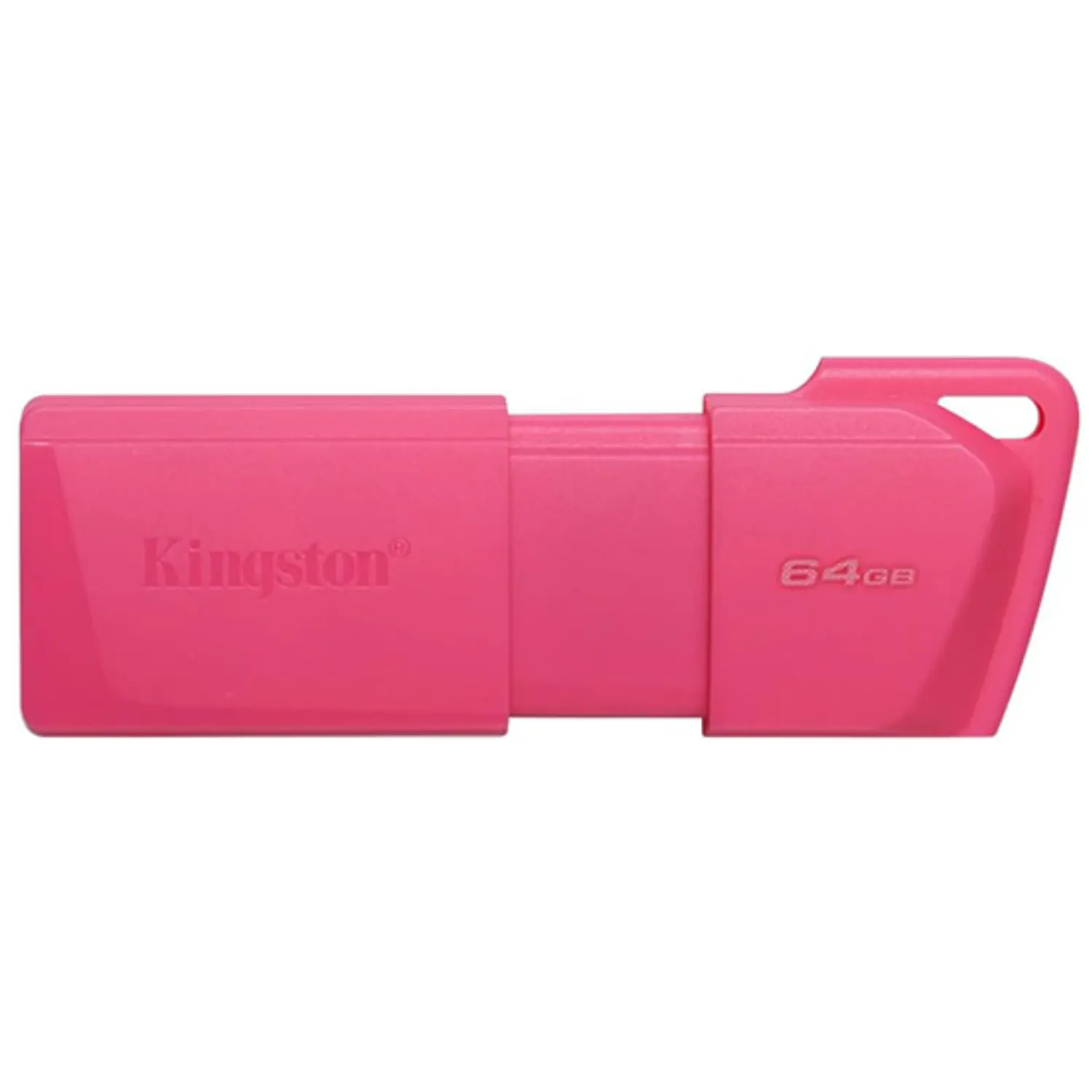 [KC-U2L64-7LN/NEW] Memoria USB 64GB Kingston DataTraveler Exodia M | USB 3.2 Gen 1 | Rosa | Diseño Slider | Nuevo Sellado | Para Laptops, Tablets y Video 4K
