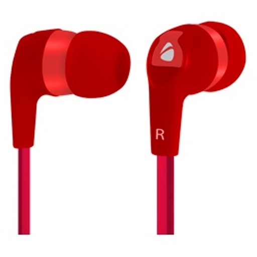 [LVEB805/NEW] Audífonos Acteck Earbuds Xplotion EB-800 3.5mm 1.2 cm Rojo