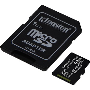 [SDCS2/64GB-GRB/RFB] Refurbished Kingston Canvas Select Plus 64 GB Class 10/UHS-I (U1) microSDXC - Grado B