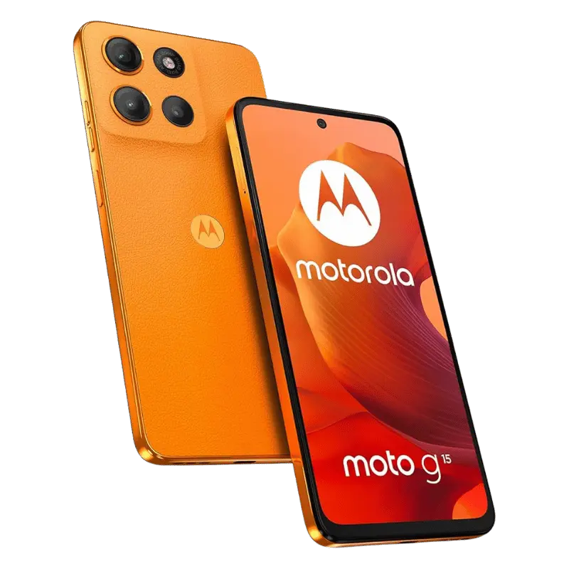 [PB6D0020CR/NEW] Motorola G15 4GB, 256GB - Blazing Orange (Latino)