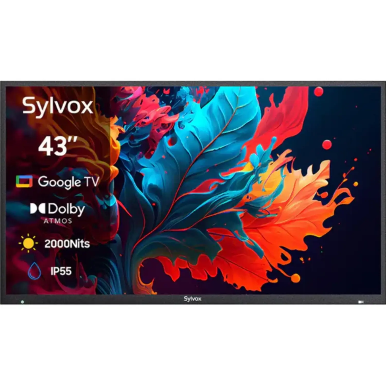 [OQ43A2KHGF/NEW] Pool Pro 2.0 43" QLED Outdoor TV Full Sun 2000 nits – Smart Google TV 4K UHD, Waterproof, Ultra Bright – Modelo OQ43A2KHGF