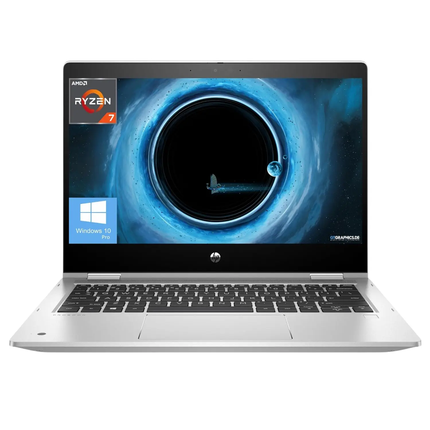 [X360-435G7-R7-16-512-TS/RFB] HP ProBook x360 435 G7 13.3" FHD Touch - AMD Ryzen 7 PRO 4750U, 16GB RAM, 512GB SSD, Win 11 Pro - Silver (Grado A)