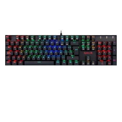 Redragon Mitra K551 – Teclado Mecánico Gamer con Retroiluminación RGB, Español, Alámbrico, Antighosting