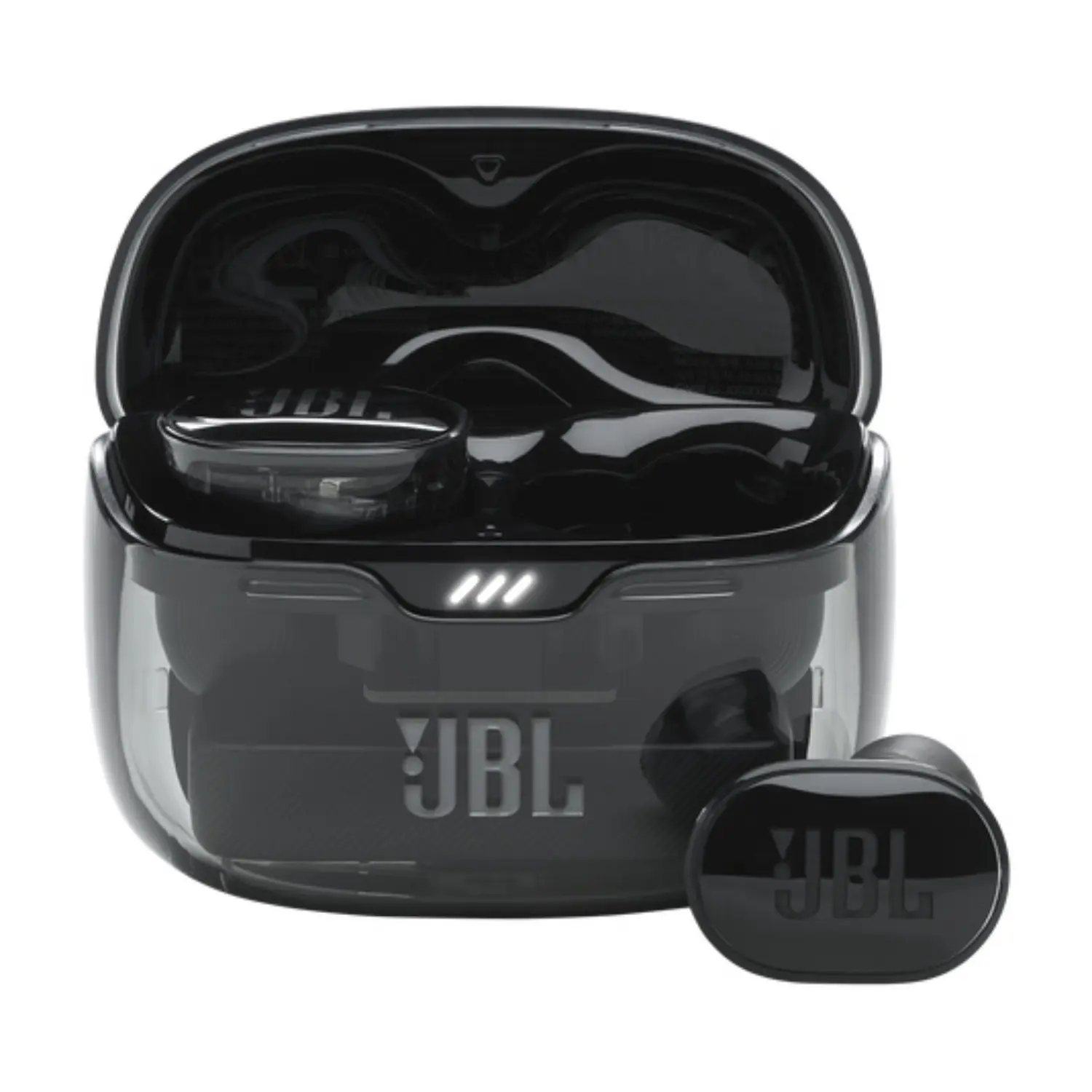 [JBLTBUDS2GBLKAM/NEW] JBL Tune Buds Ghost 2 – Audífonos True Wireless Bluetooth con Cancelación de Ruido, JBL Pure Bass, Micrófono Integrado, Color Black (Nuevo)