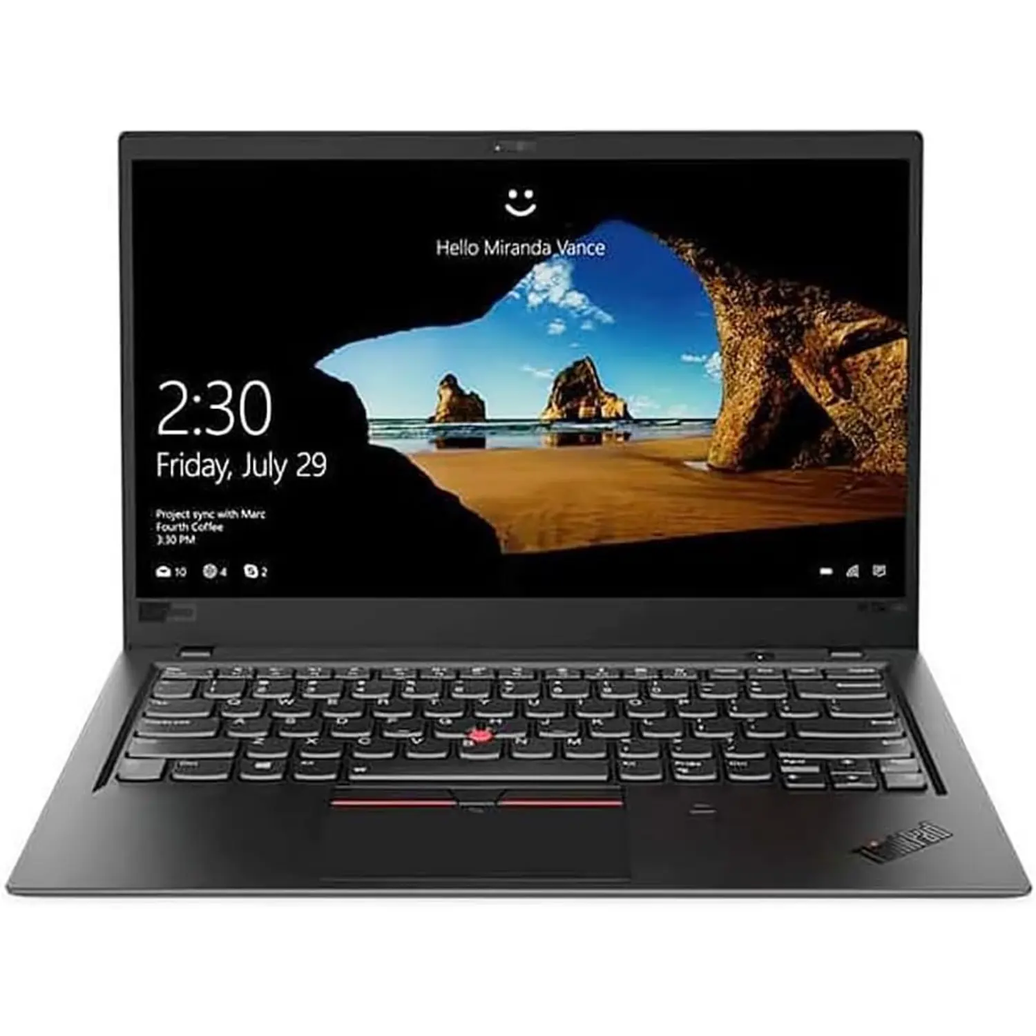 [20KGS9SA01_LN_URFX9_I/RFB] Lenovo ThinkPad X1 Carbon G6 Refurbished – i7-8650U, 16GB RAM, 256GB SSD, Pantalla 14" FHD Touch, Windows 11 Pro, Ultraliviana, Webcam