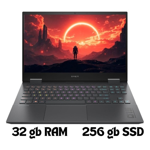 Laptop Gamer HP OMEN 15.6” 8GB RAM 512GB SSD Windows 11 Home – Portátil de Alto Rendimiento en Color Negro para Juegos y Trabajo Creativo