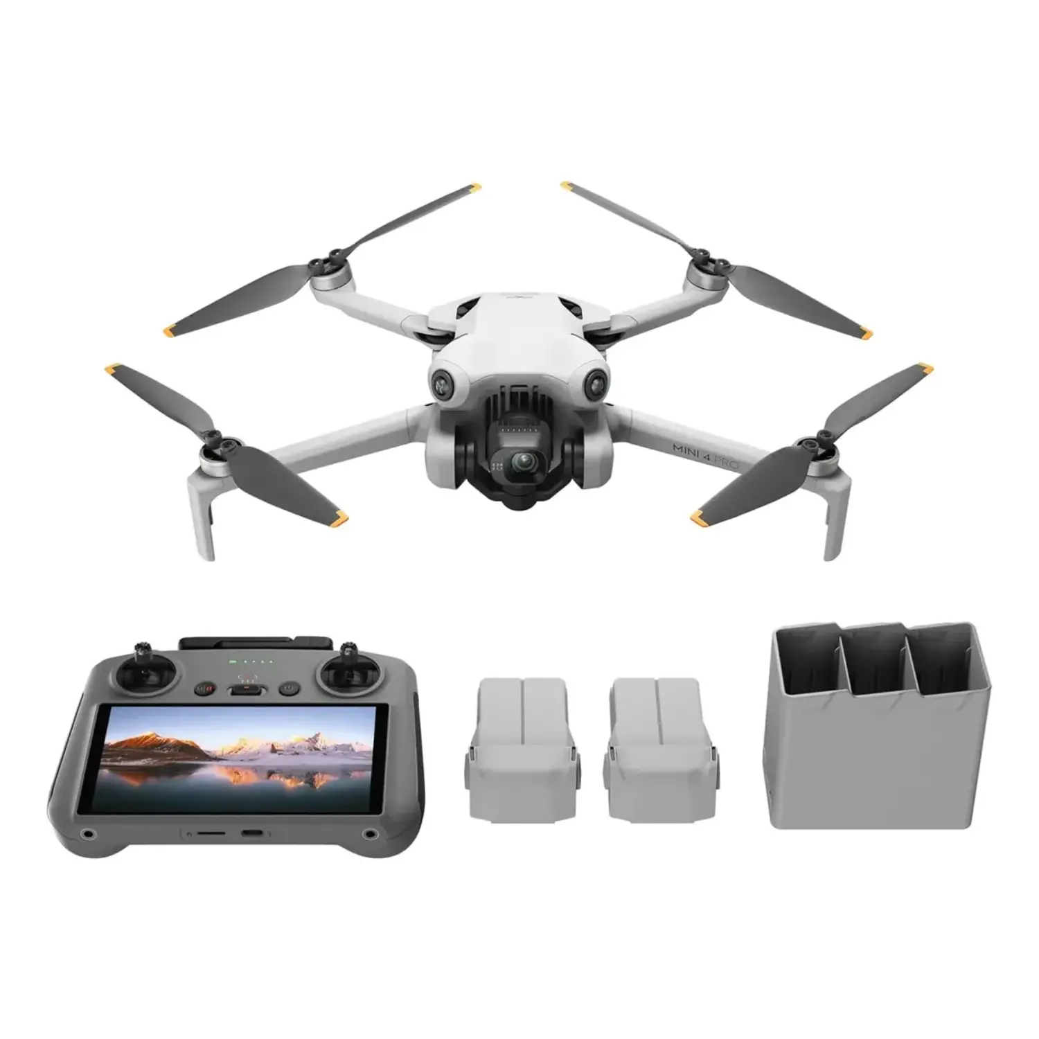 [CP.MA.00000740.01/NEW] DJI Mini 4 Pro Drone Fly More Combo Plus Control RC 2 Pantalla Integrada Gris